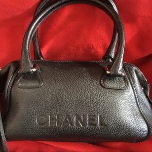 RARE Vintage CHANEL LAX Leather Tassel Satchel